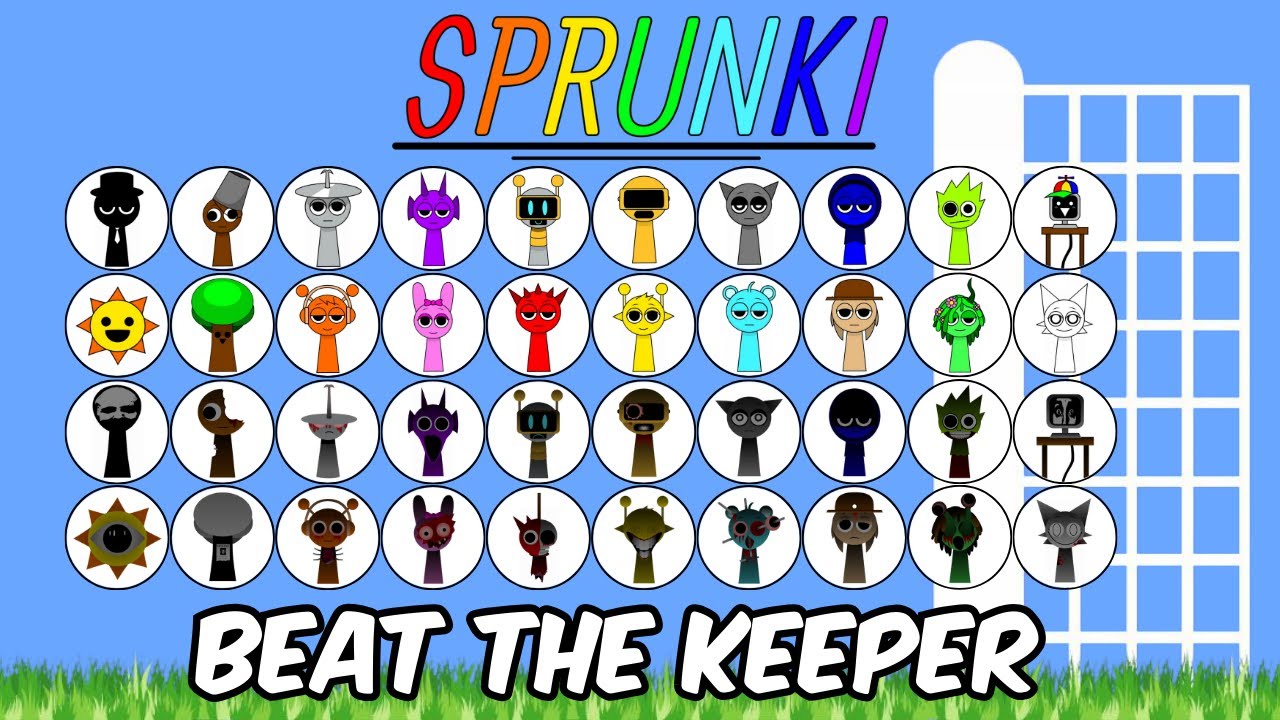 40 Sprunki Beat The Keeper Tournament Marble Race