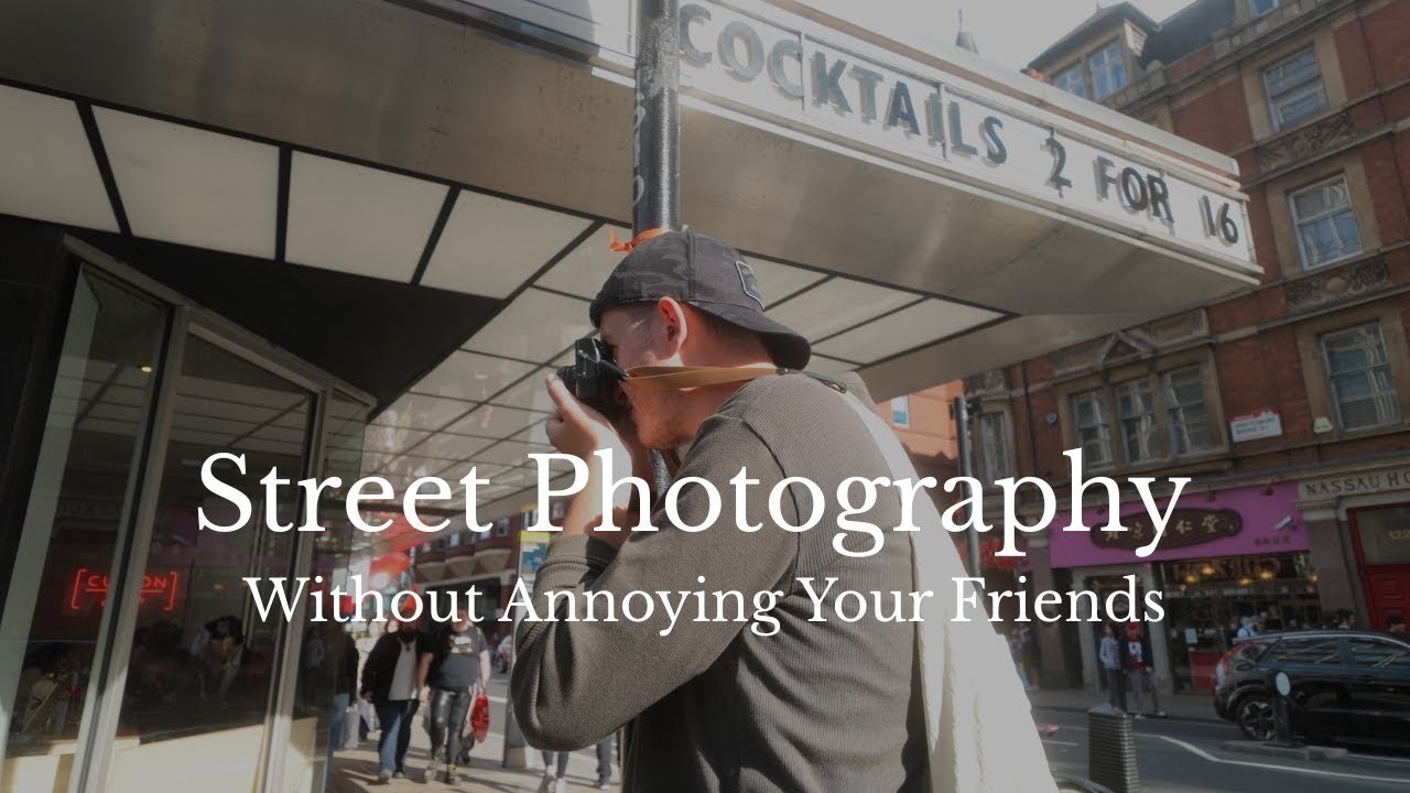 Уличная фотография, не раздражая друзей