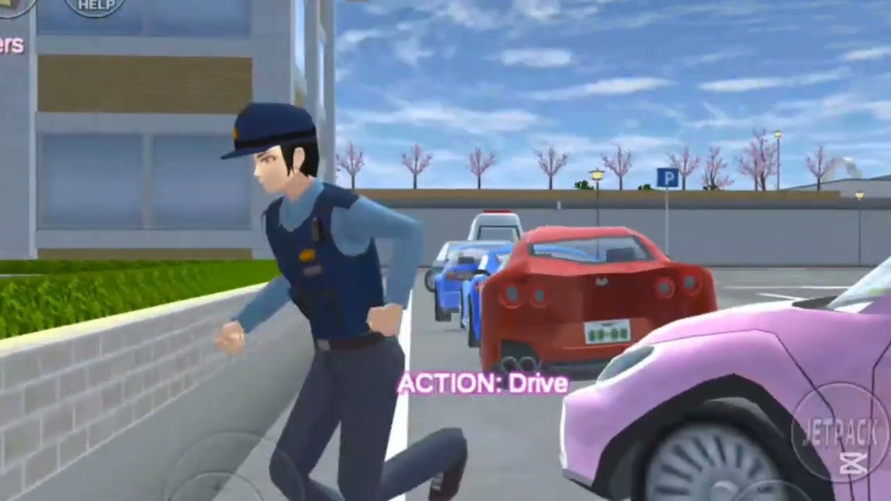 Yota boy colact car Sakura game video new viral short video cartoon video Sakura school simulator 