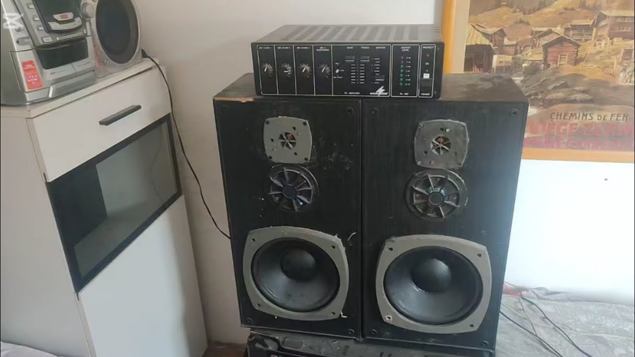 Monacor Pa 802 VS Panasonic Sa-Ak 300 / Videoton hangfal