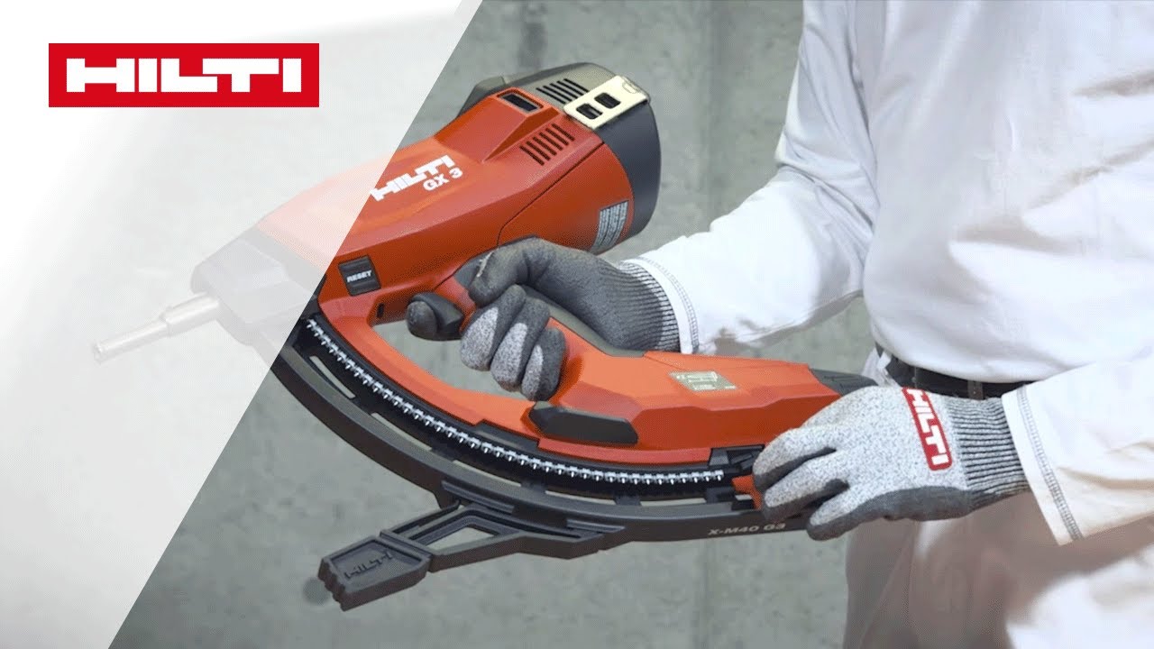 OBSŁUGA osadzaka gazowego GX 3 Hilti