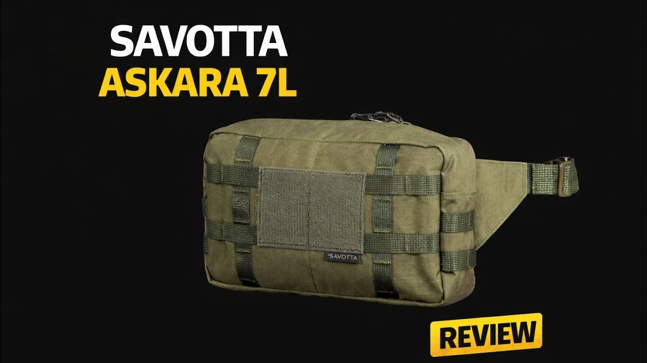 Savotta Mochila Askare 12L – Compacta, Resistente y Lista para Todo 💪🎒