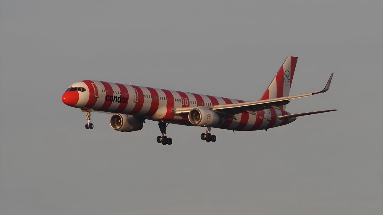 Condor 757-300 last flight