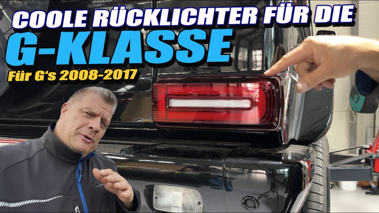 FETTE Rücklichter für die G-KLASSE inkl. Einbau und Anschluß