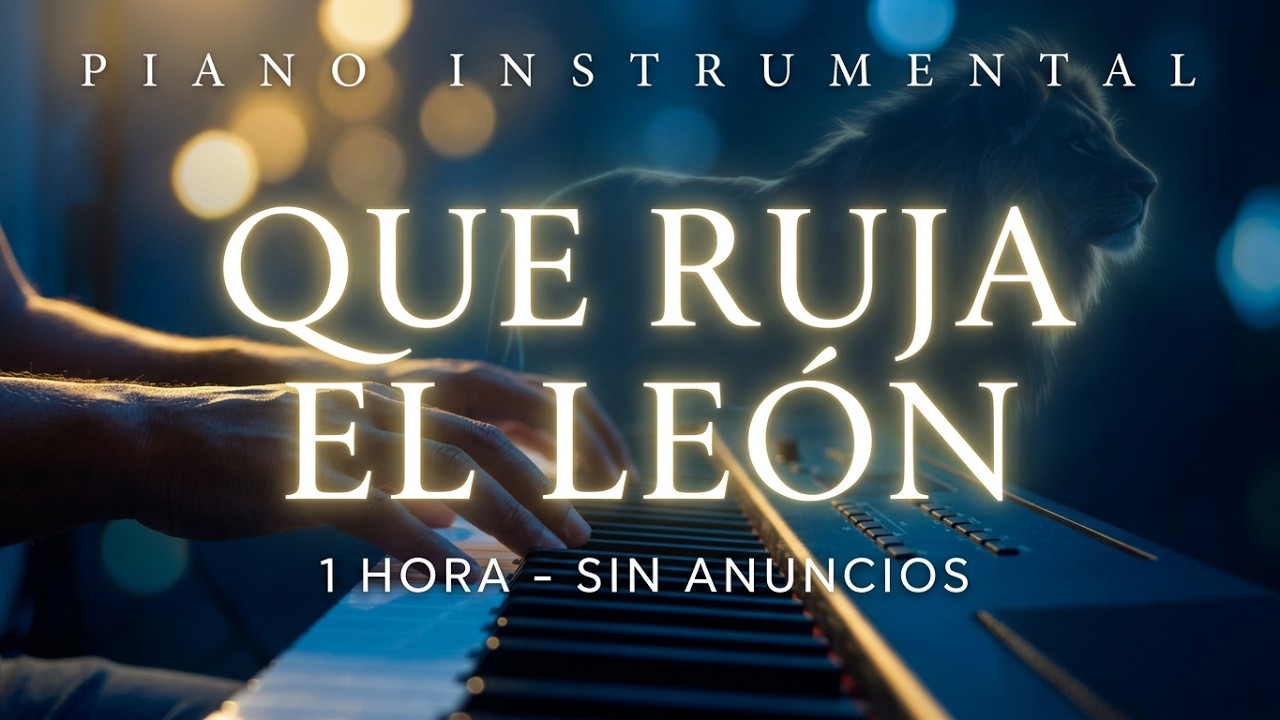 1 HORA-PIANO INSTRUMENTAL-SIN ANUNCIOS INTERMEDIOS-QUE RUJA EL LEÓN-PIANO PARA PREDICAR-PARA ORAR