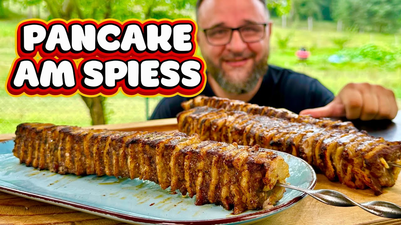 PFANNKUCHEN SPIESSE vom Grill--- Klaus grillt