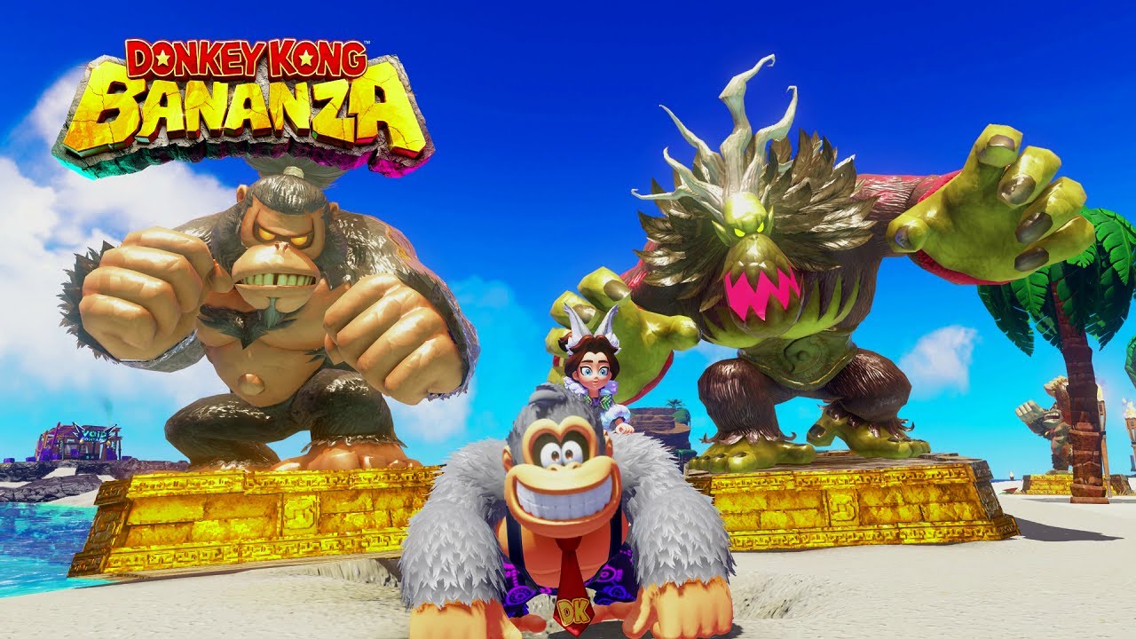 DK Jungle Beat DLC in Donkey Kong Bananza - All New Statues