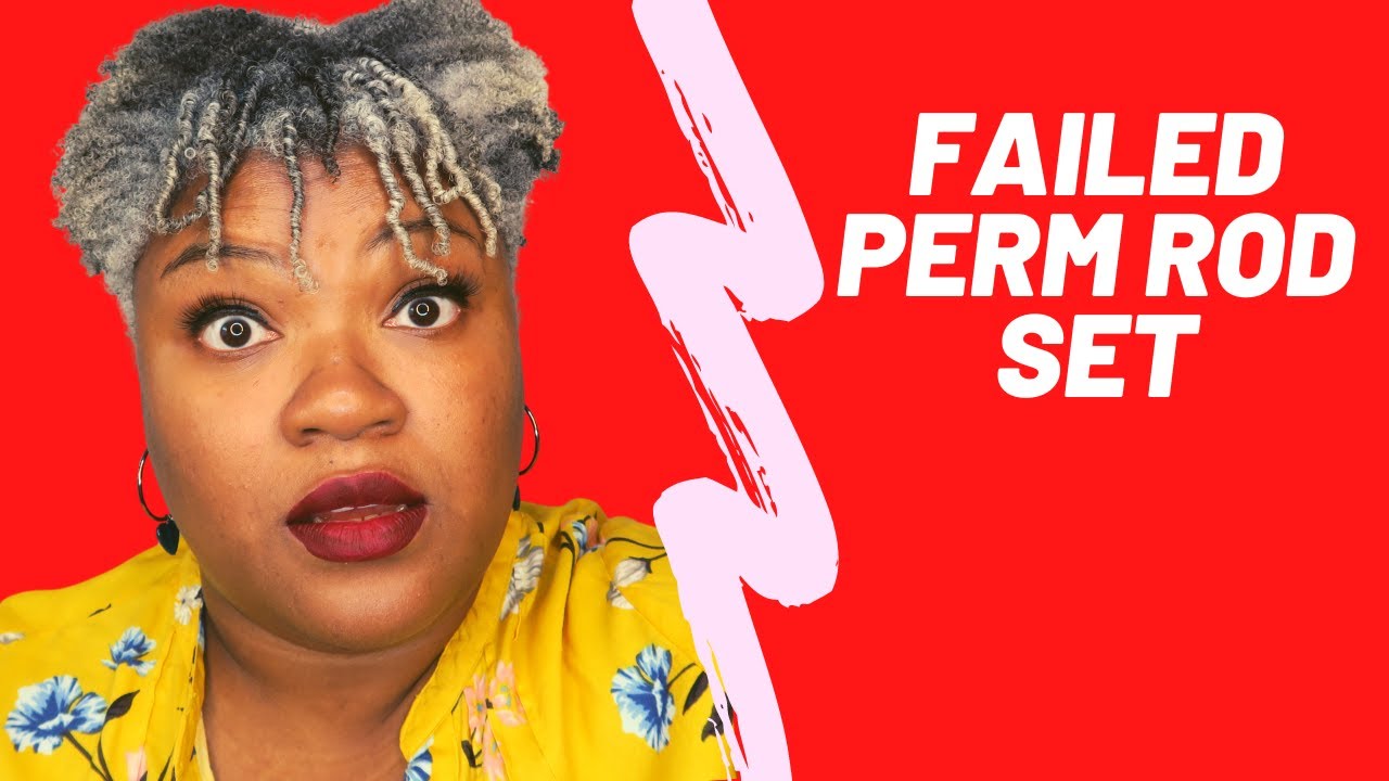 PERM ROD FAIL ON MY FINE GRAY NATURAL HAIR | GRAY HAIR STYLING