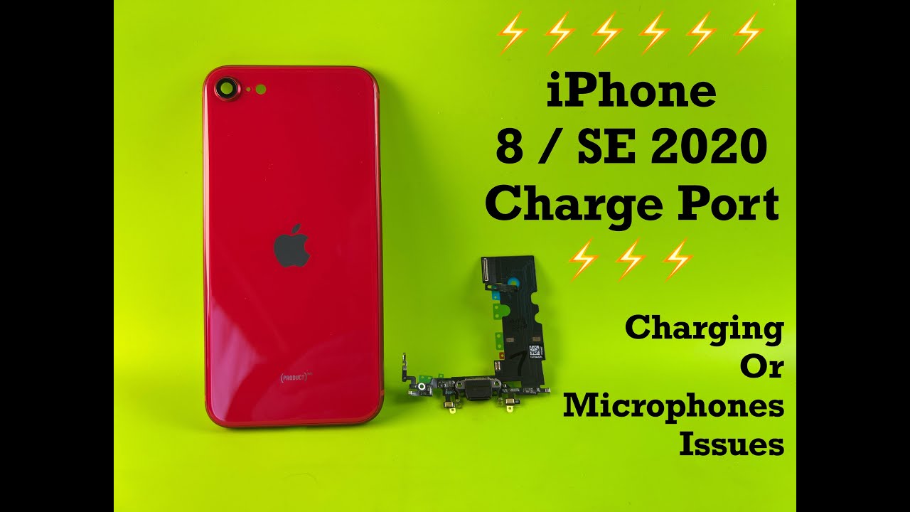 IPhone 8 (SE 2020) charging port replacement - DIY walkthrough, very detailed + narrated