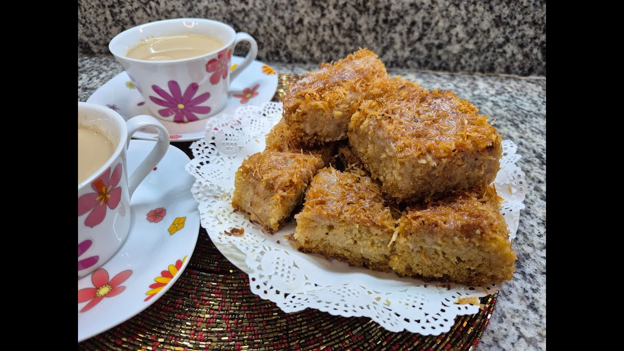 بسبوسة الحليب المحموس، بسبوسة الترند - Trending Basbousa