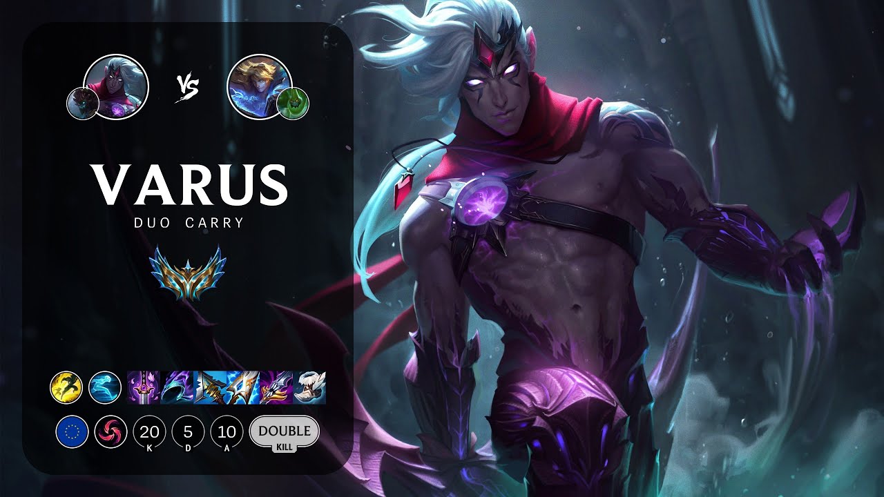 Varus ADC vs Ezreal - EUW Challenger Patch 14.3