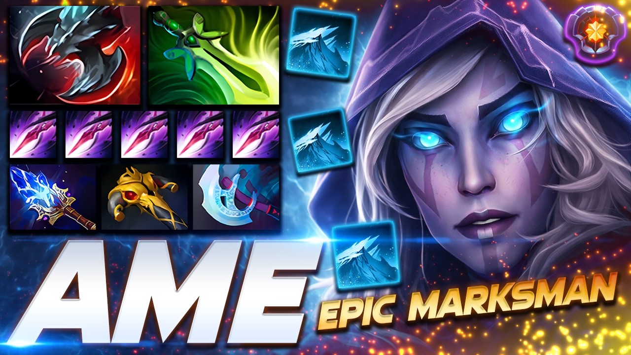 Ame Drow Ranger - EPIC MARKSMAN - Dota 2 Pro Gameplay [Watch & Learn]