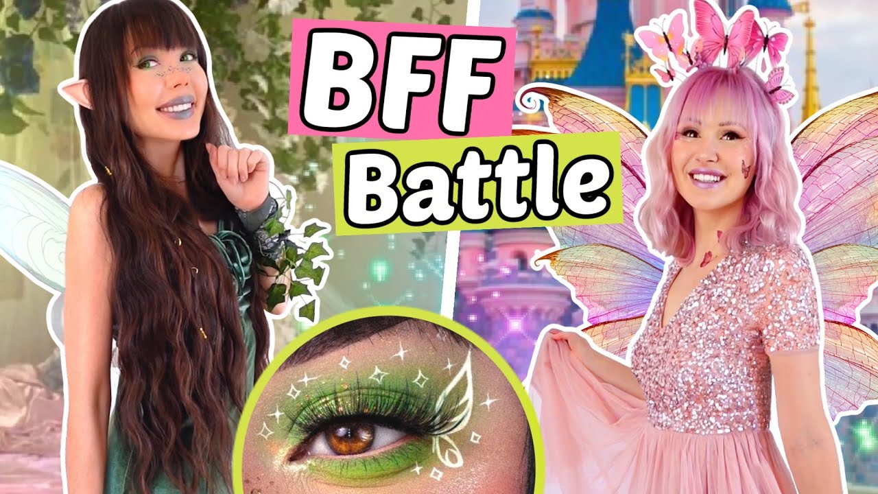 BFF Battle ⚡️ 2 Verrückte werden zu Feen UMSTYLING 🧚🏻‍♀️ | ViktoriaSarina