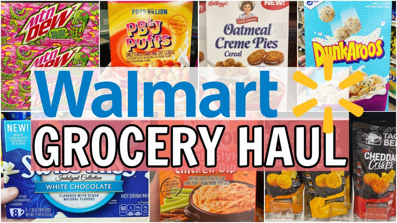 WALMART GROCERY HAUL + GROCERY SHOP WITH ME 2021 // SO MANY NEW FINDS!