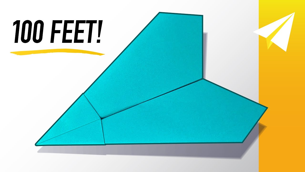 How to Make a Paper Airplane that Flies Over 100 Feet! &mdash;&nbsp;Destiny