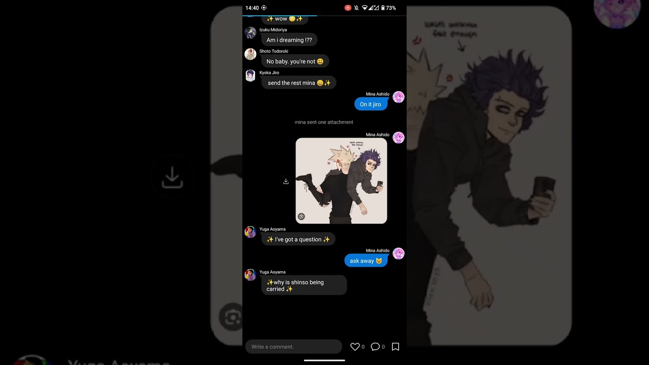 Mina exposed Shinbaku