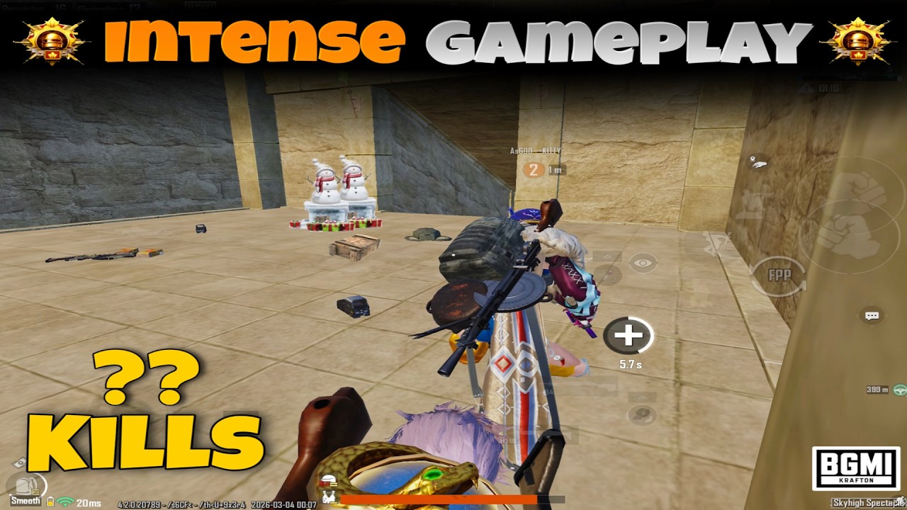 WOW🫨 | INTENSE GAMEPLAY WITH IRON GAMING👾 | BGMI☠️❤️