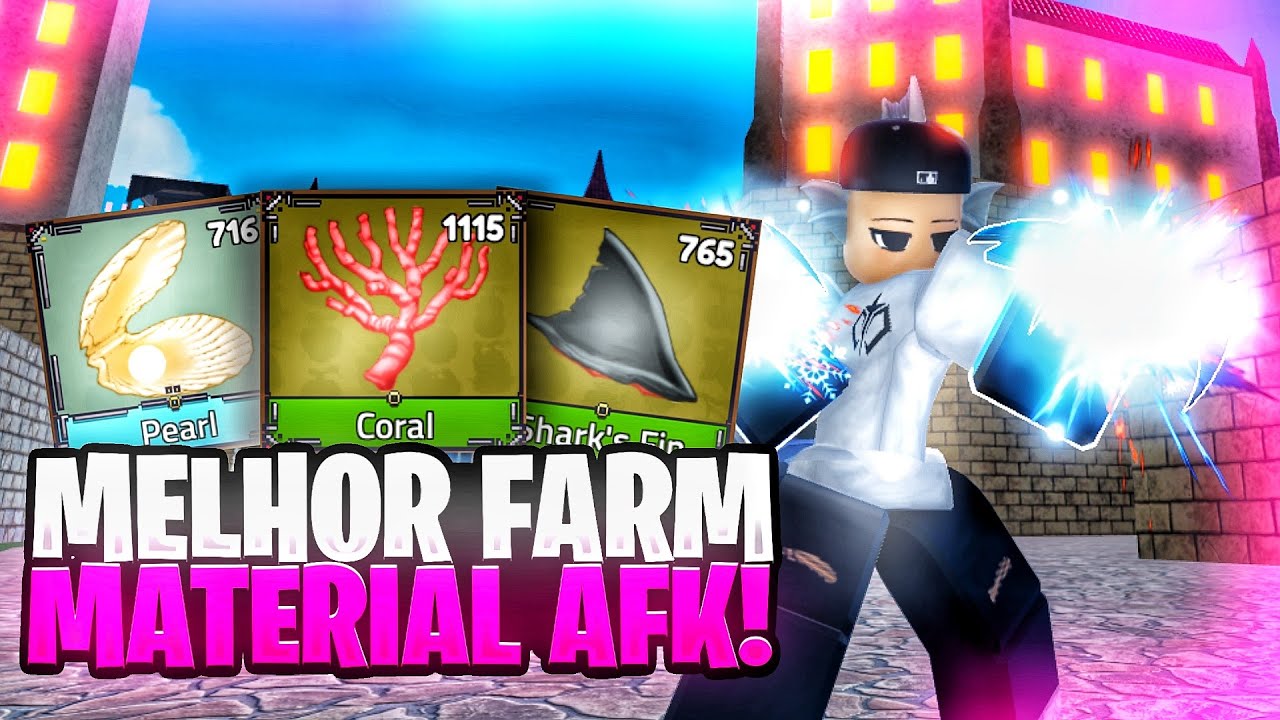 COMO FARMAR MUITA CORAL, SHARK FIN E PÉROLA AFK NO KING LEGACY!