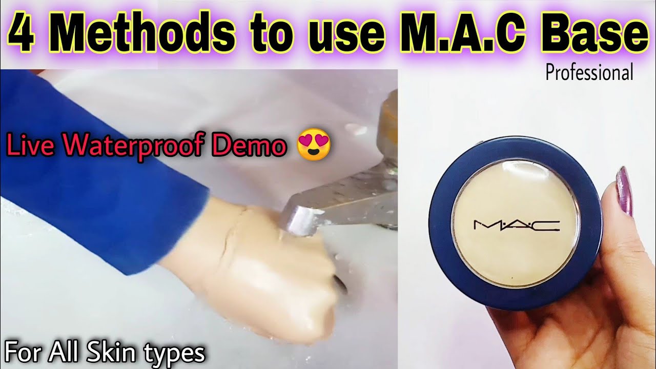4 Methods to use Mac Pancake | Affordable Best Full Coverage foundation | Waterproof foundation