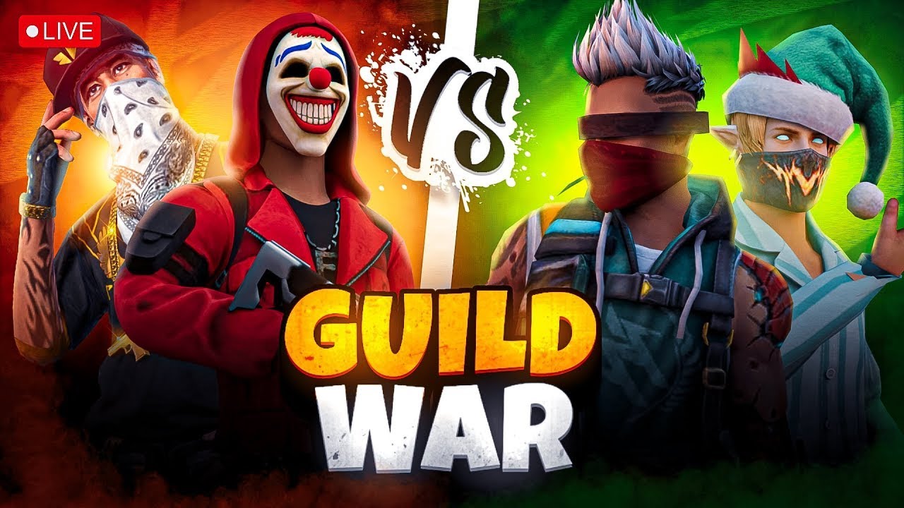 GUILD PUSHING LIVE 😁FreeFire 