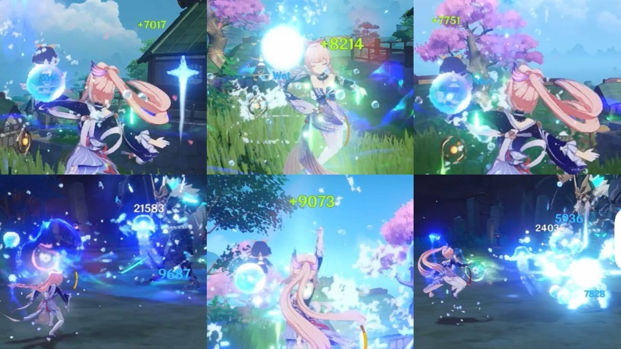 Kokomi Clam Set C0 F2P Max Potential