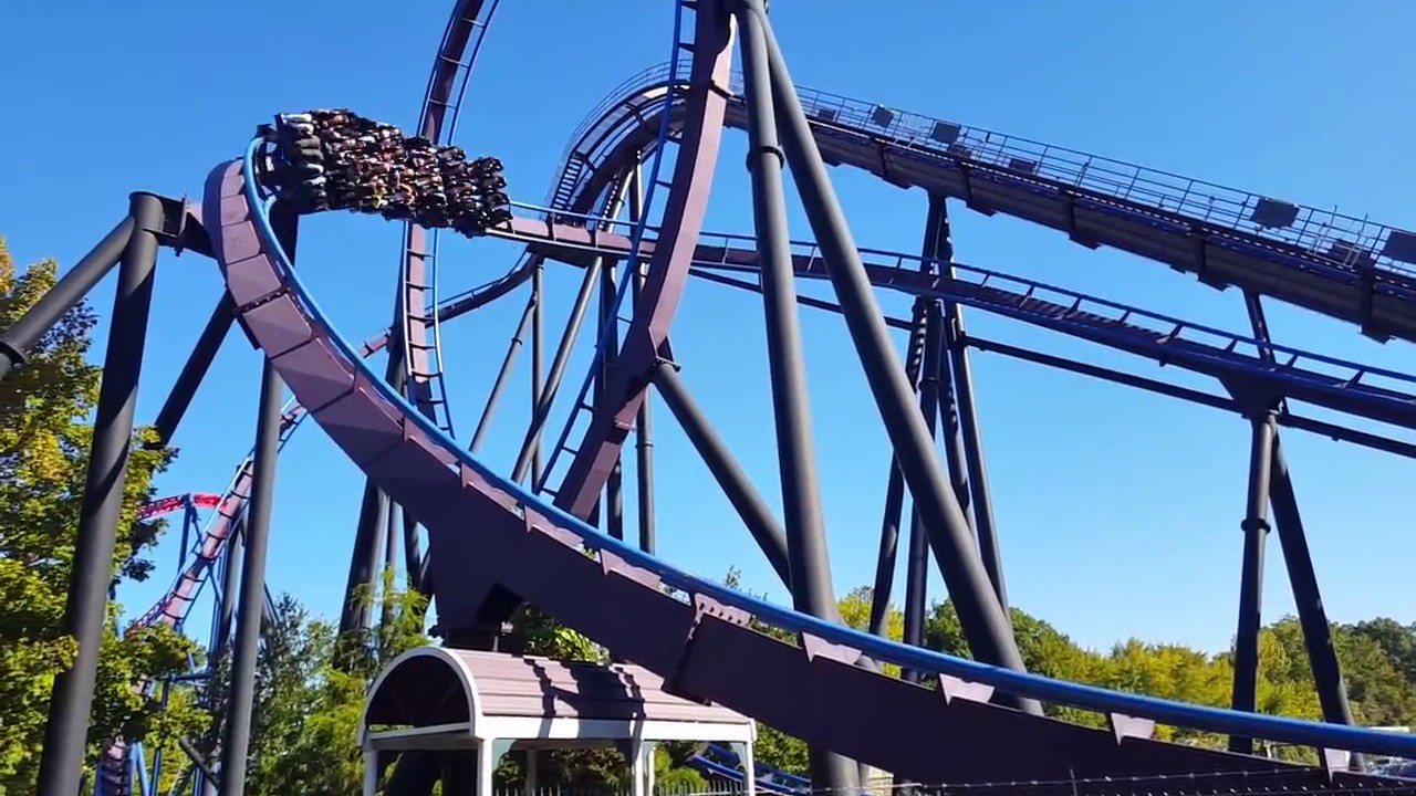 Batman: The Dark Knight Off Ride 60fps Six Flags New England