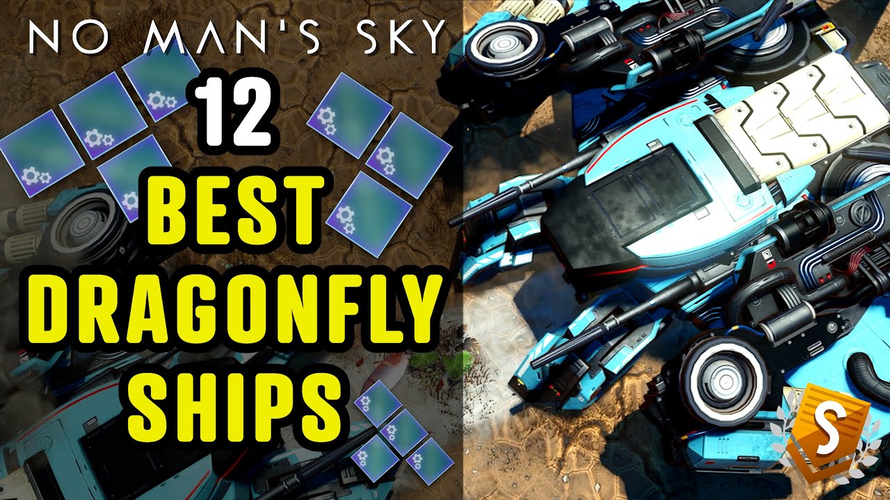 No Man's Sky: 12 RARE Supercharged Dragonfly Sentinel Ships