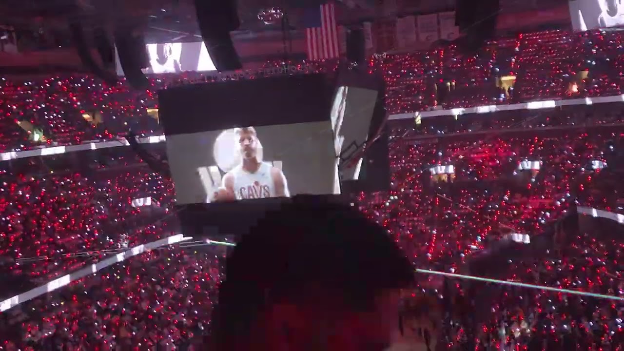 Cleveland Cavaliers Vs Detroit Pistons October 25, 2024 Home Opener Game Intro