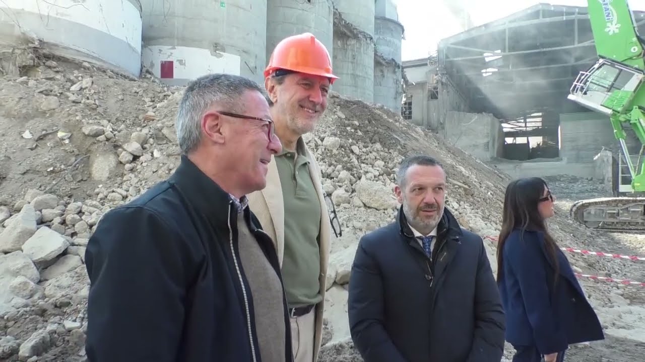 Pescara, presentato il restyling dell'ex cementificio