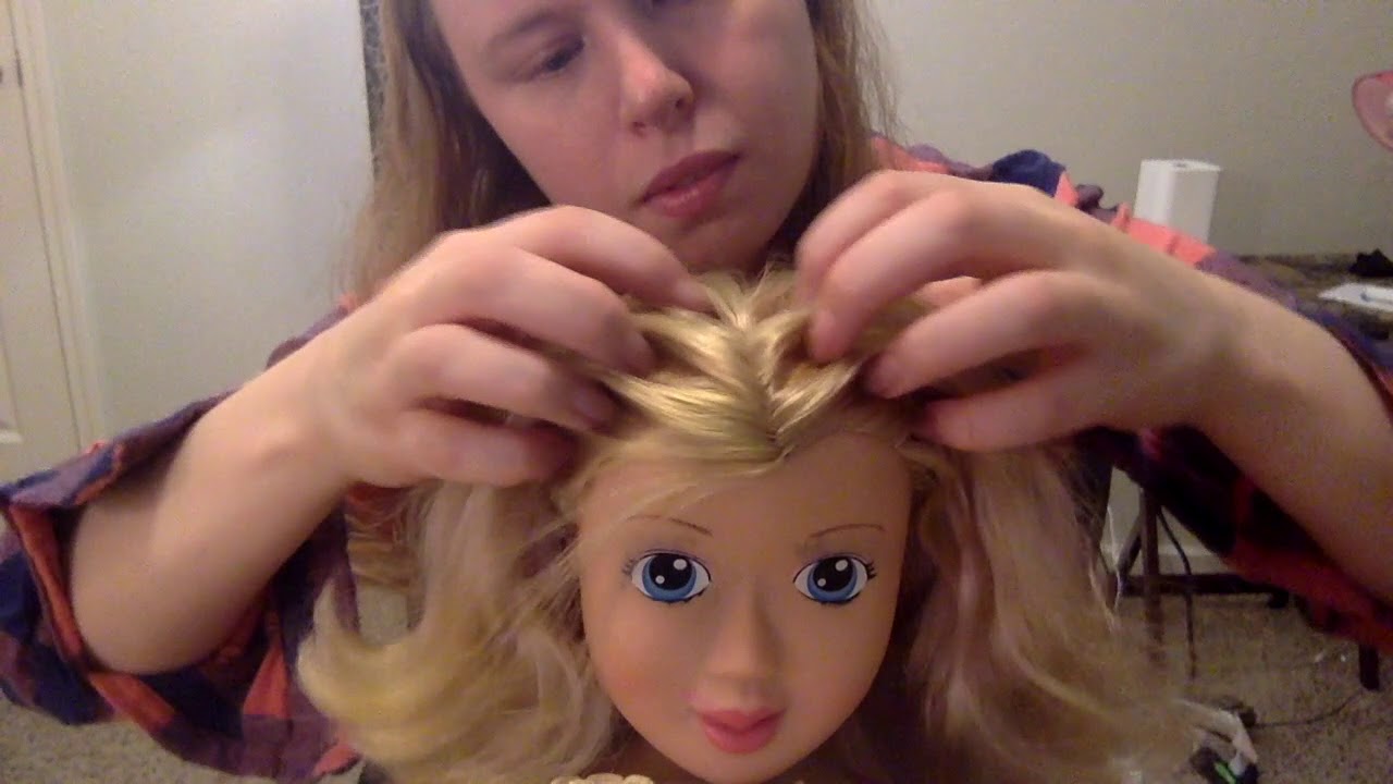 1 Hour ASMR- Barbie scalp check +massage  lots of tools+whispering