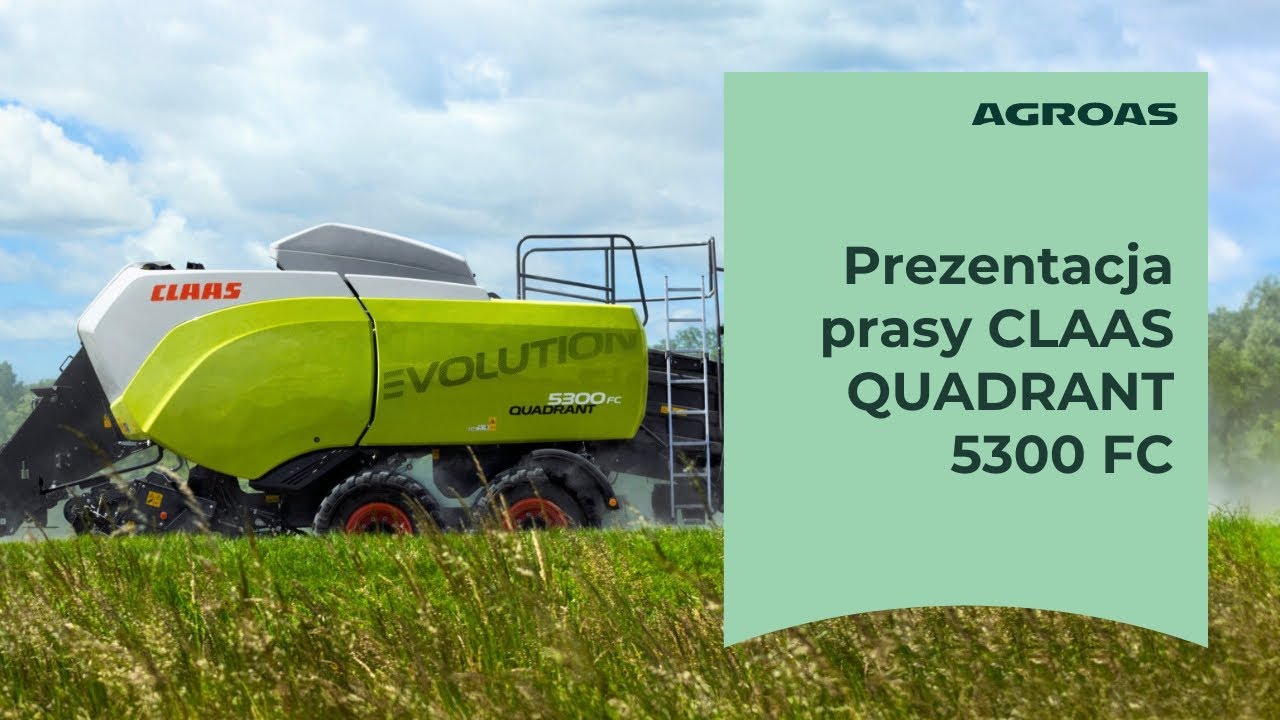 🚜 Prezentacja prasy CLAAS QUADRANT 5300 FC