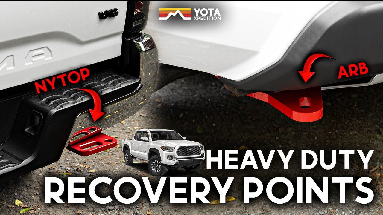Heavy Duty Recovery & Tow Hooks For Your Tacoma | 2016-2023 Tacoma NYTOP And ARB