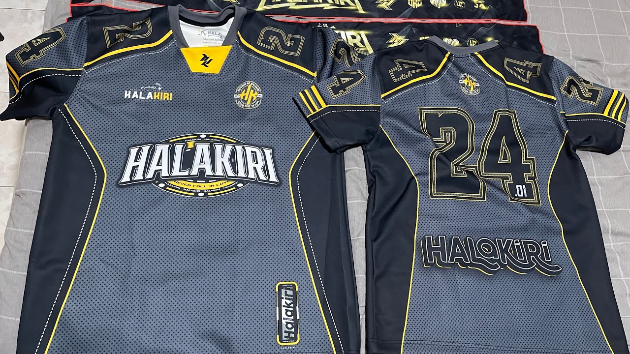 Halakiri Black Cat Jersey | Lycra 280gsm | NFL Insert