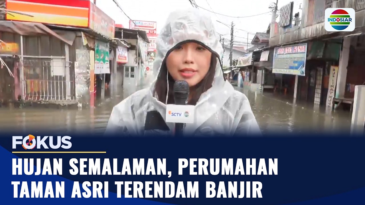 Hujan Semalaman, Perumahan Taman Asri Terendam Banjir | Fokus