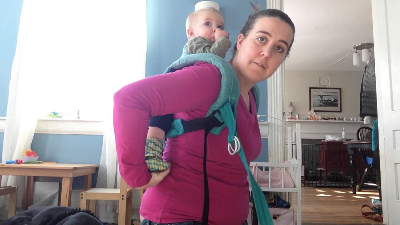 Superman Method with Baby-Sized 2Lambie Onbuhimo Baby Carrier