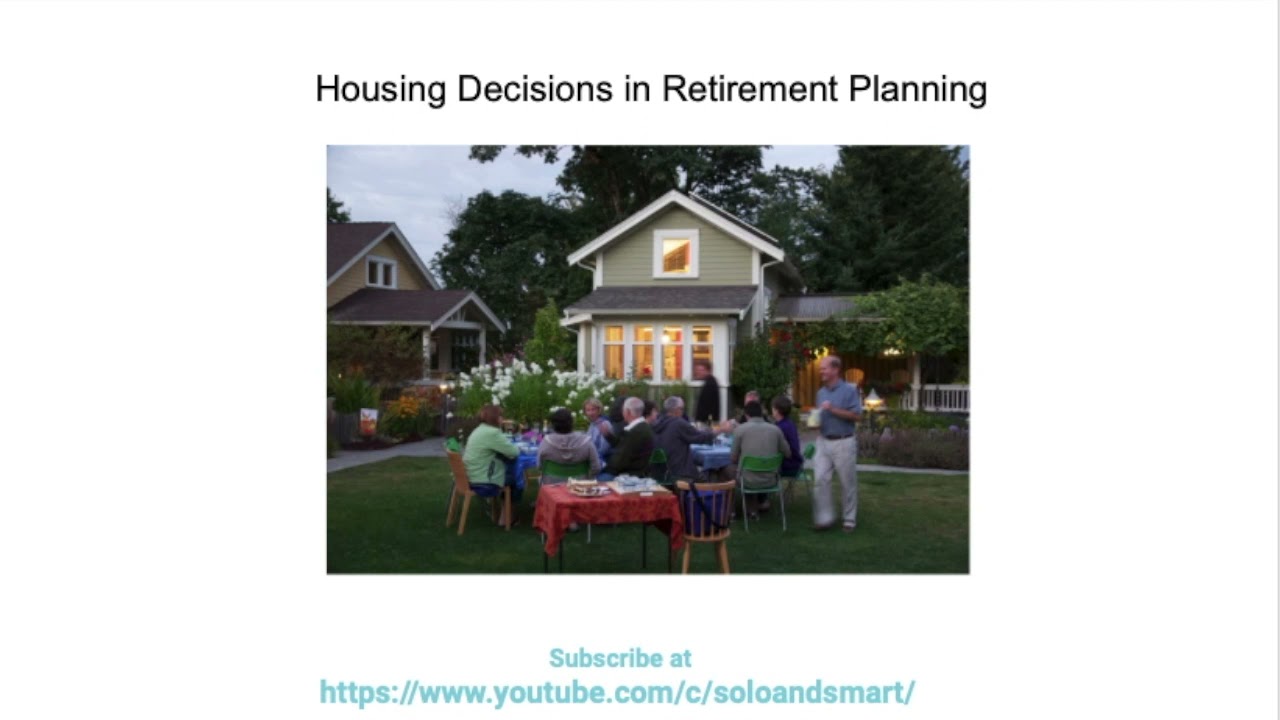 Housing Decisions in Future Planning