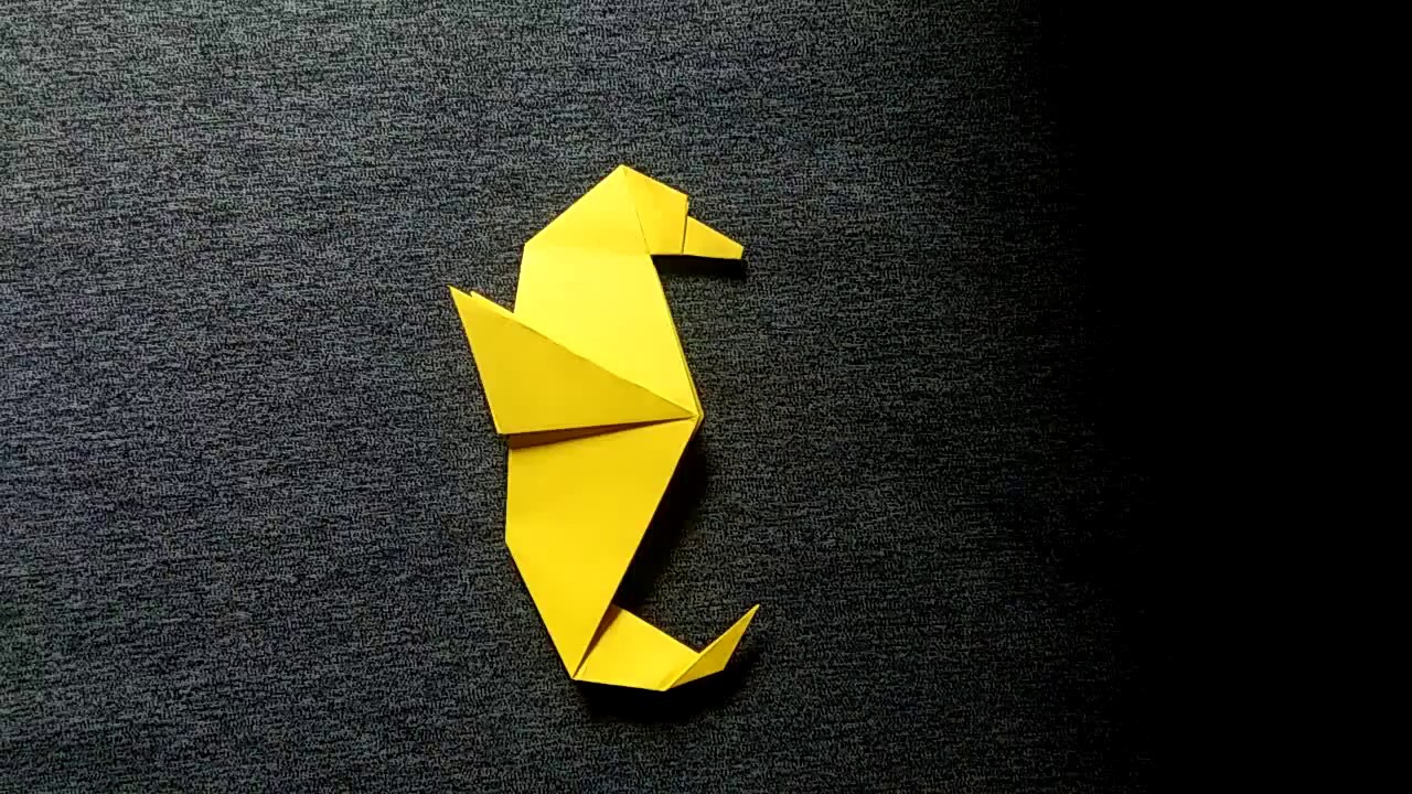 How to make a SeaHorse | Origami Tutorial easy