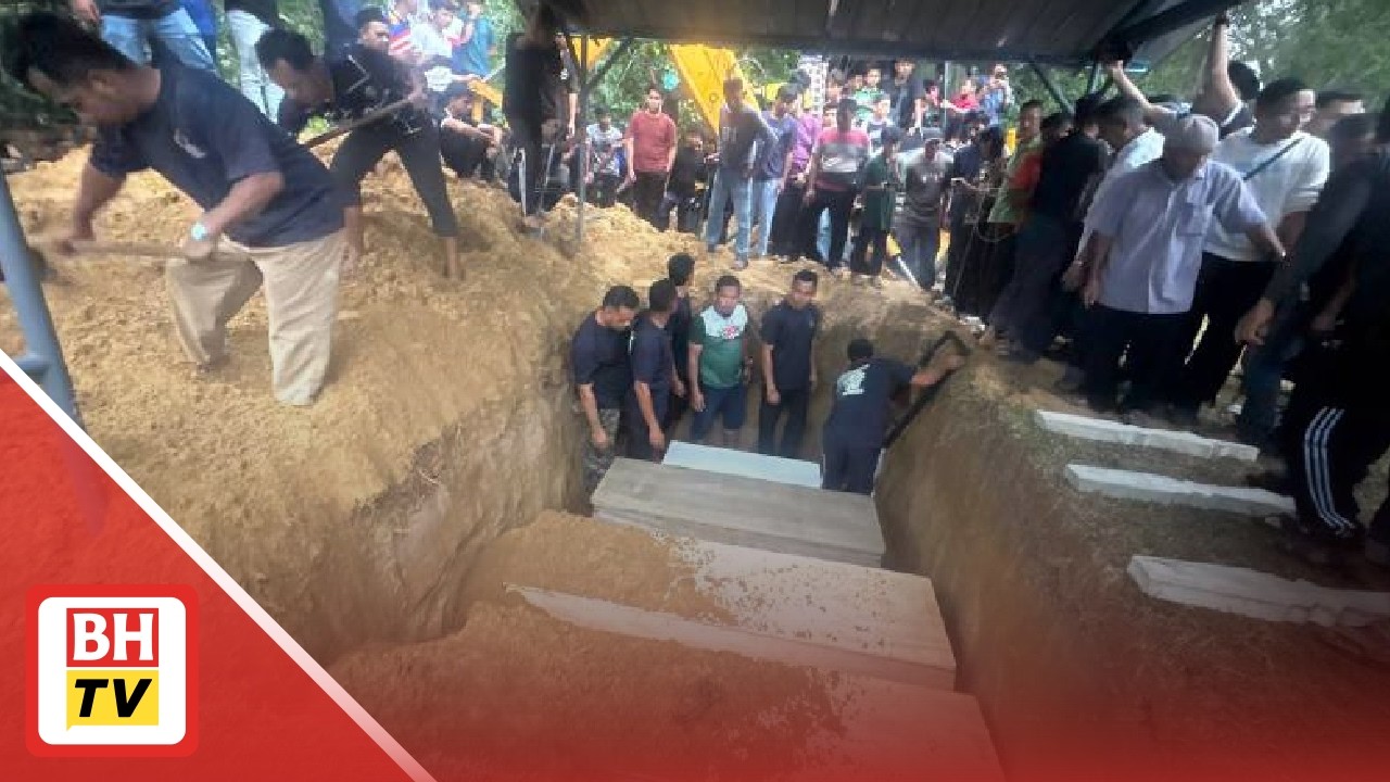4 beranak mangsa bunuh dikebumi satu liang, jenazah suspek dikuburkan berasingan