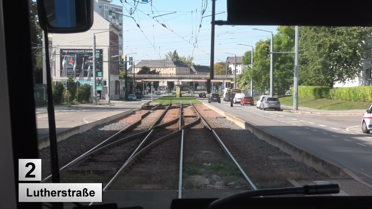 Straßenbahn Chemnitz 2025 Linie 2