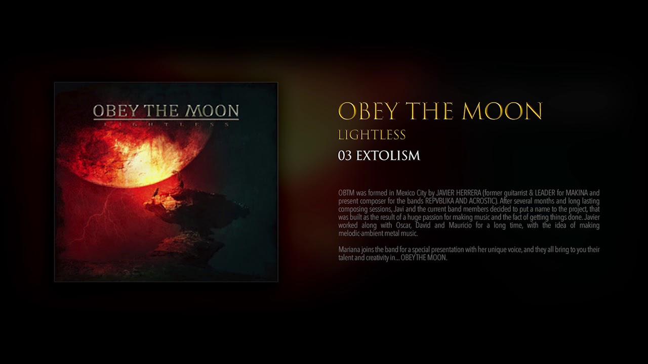 OBEY THE MOON - 03 EXTOLISM (OFFICIAL AUDIO)