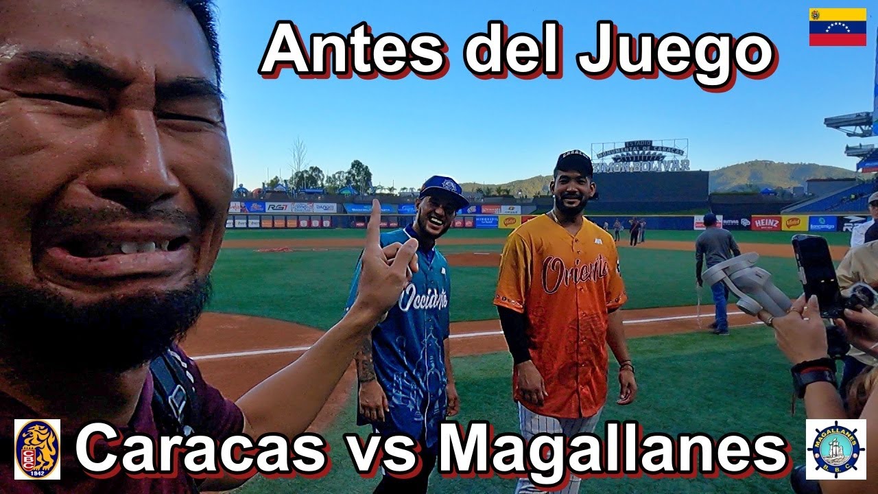 Así es el ambiente previo al juego entre Caracas y Magallanes Venezuela | ベネズエラ野球 伝統の一戦