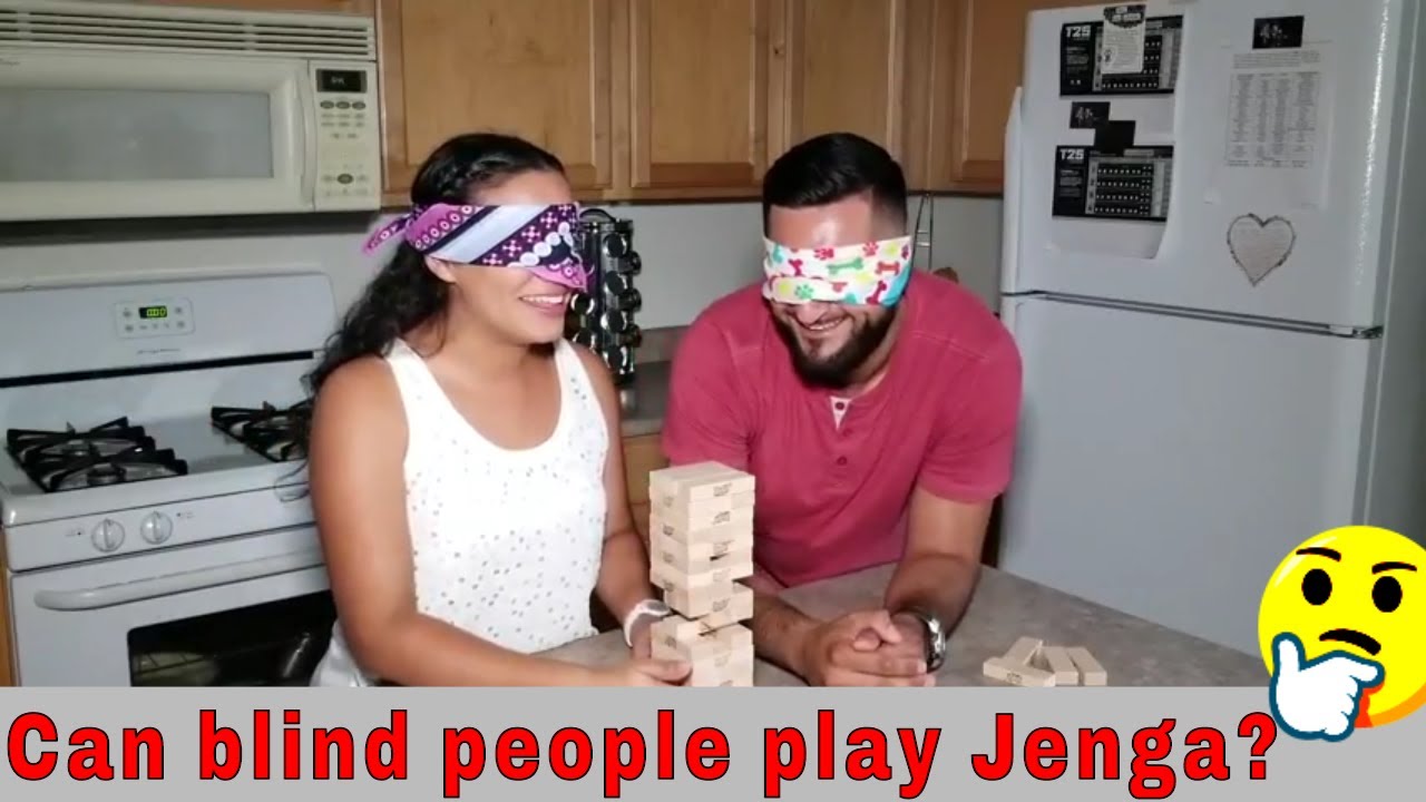 Blind Jenga Challange+Q&A