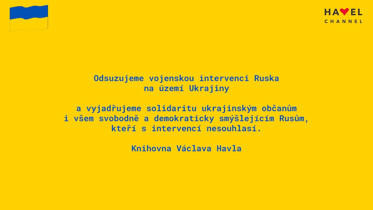 „O svém směřování musí Ukrajina rozhodovat svobodně a sama.“ Václav Havel, 18. 2. 2004