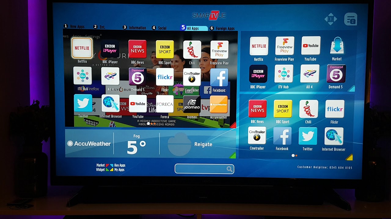 How to find a apps for Hitachi Smartv