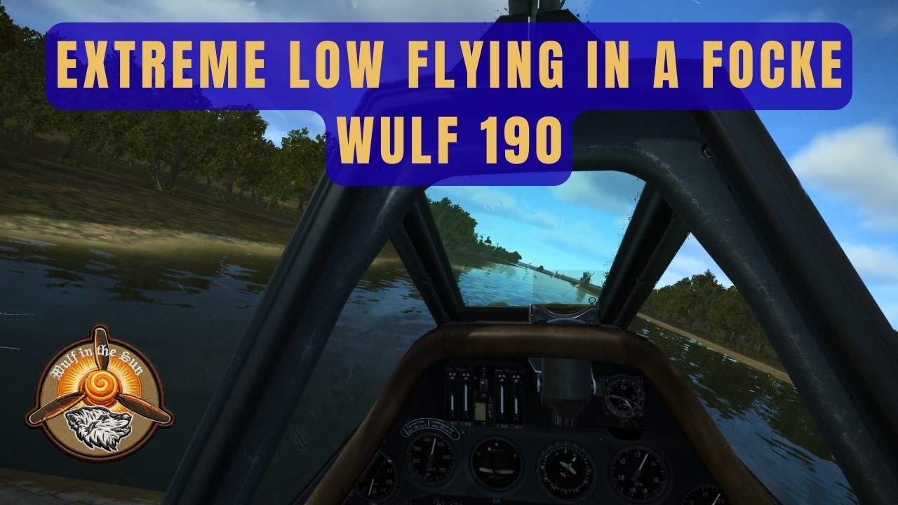 How I Fly Low on a FW-190 | IL-2 Sturmovik | No Voice