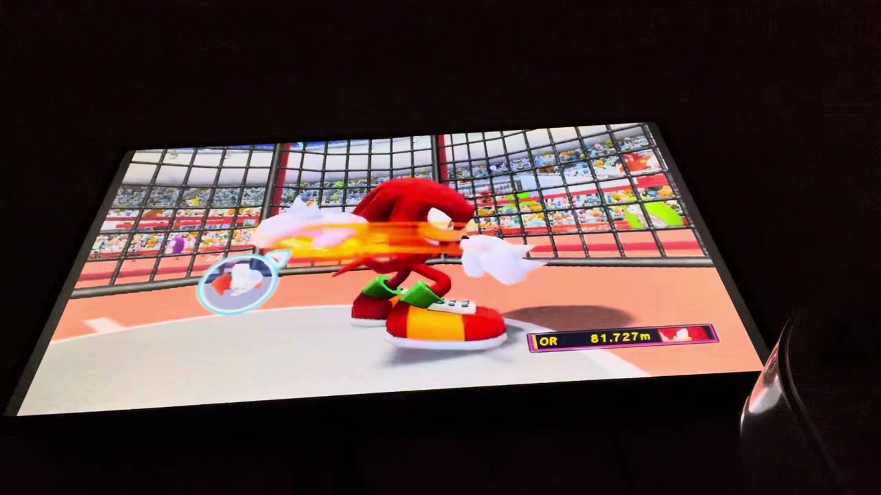 Mario & Sonic at the London 2012 Olympic Games - Mr Resetti Loses To Knuckles in Discus Throw