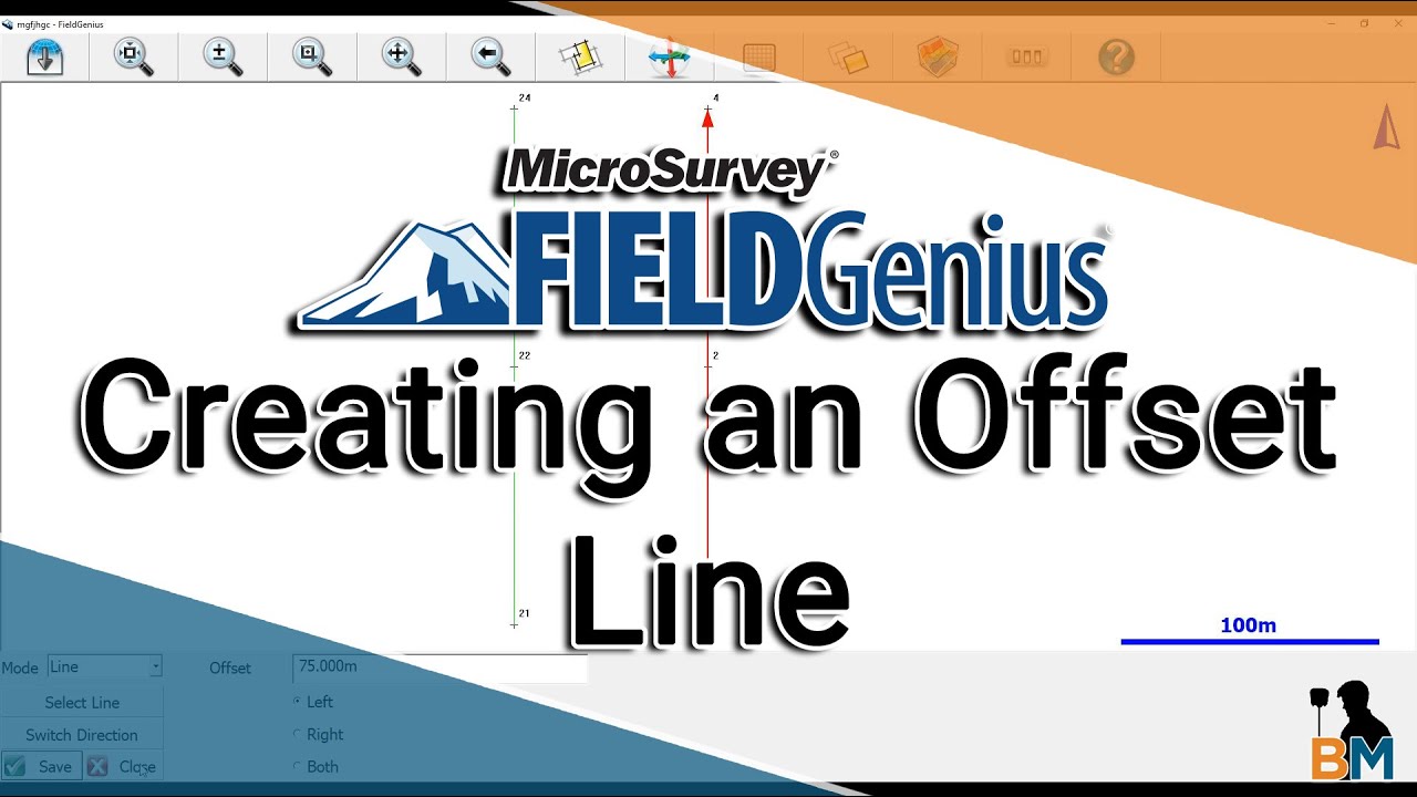MicroSurvey FieldGenius How To: Creating an Offset Line | Bench Mark