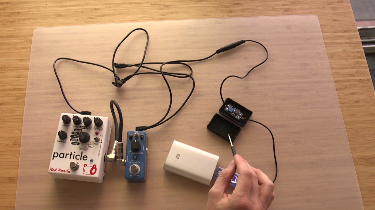 Build a rechargable guitar pedal power supply