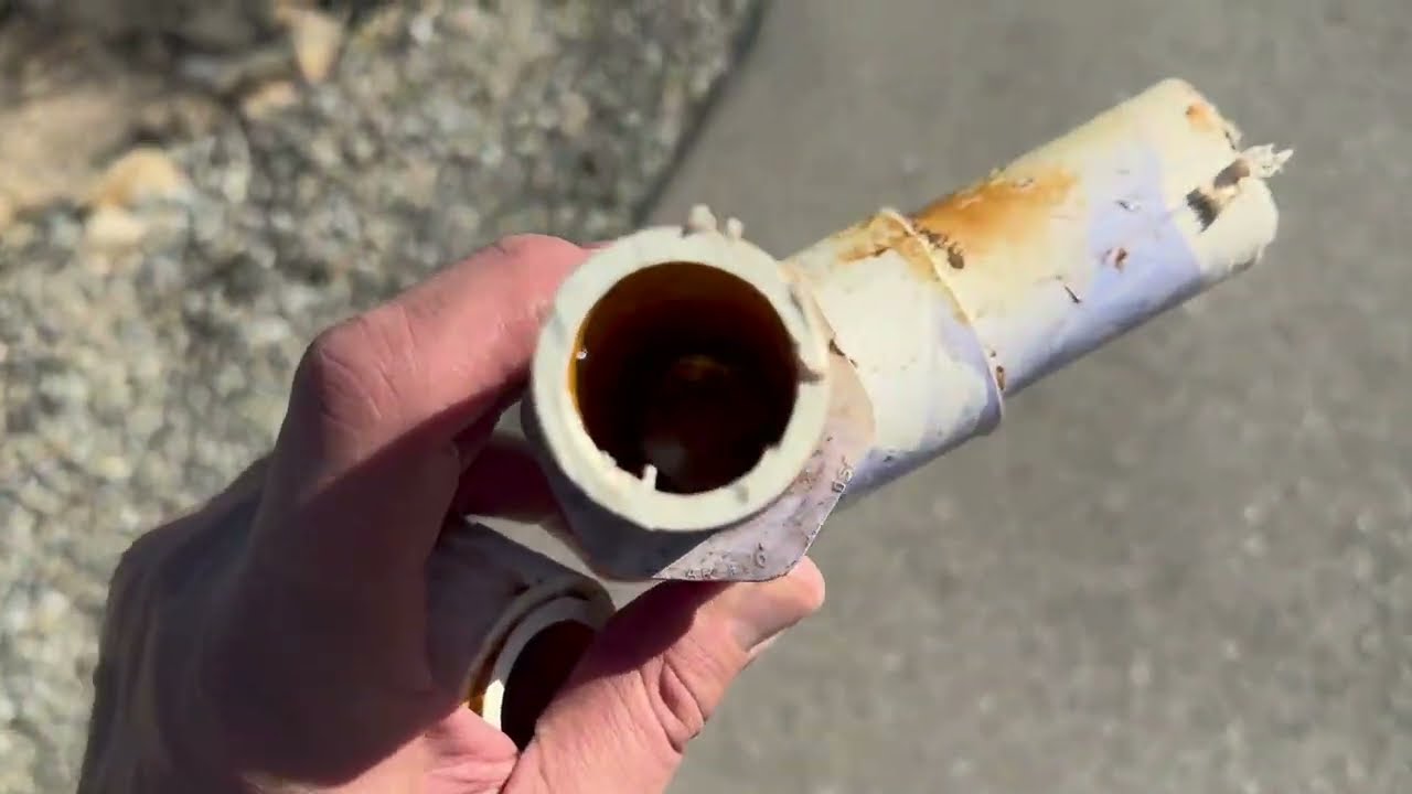 Fixing broken water pipe