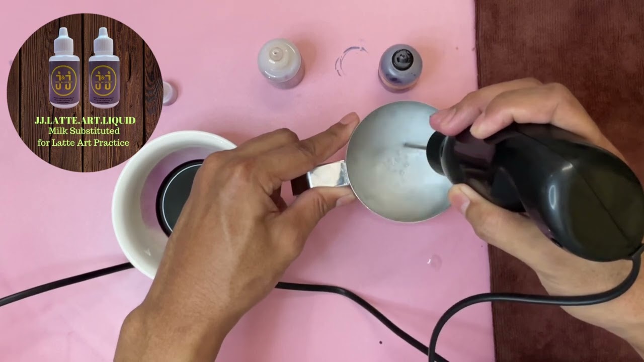 Tutorial menggunakan milk frother untuk latte art
